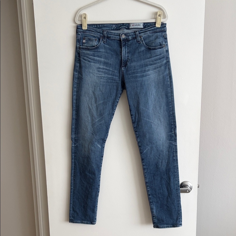 AG Adriano Goldschmied Dark Wash Jeans - Prima Cigarette style